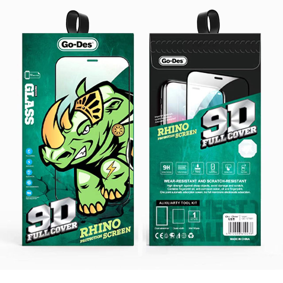 iPhone 12 Pro Max Go Des 9D Full Cover Temperli Cam Ekran Koruyucu