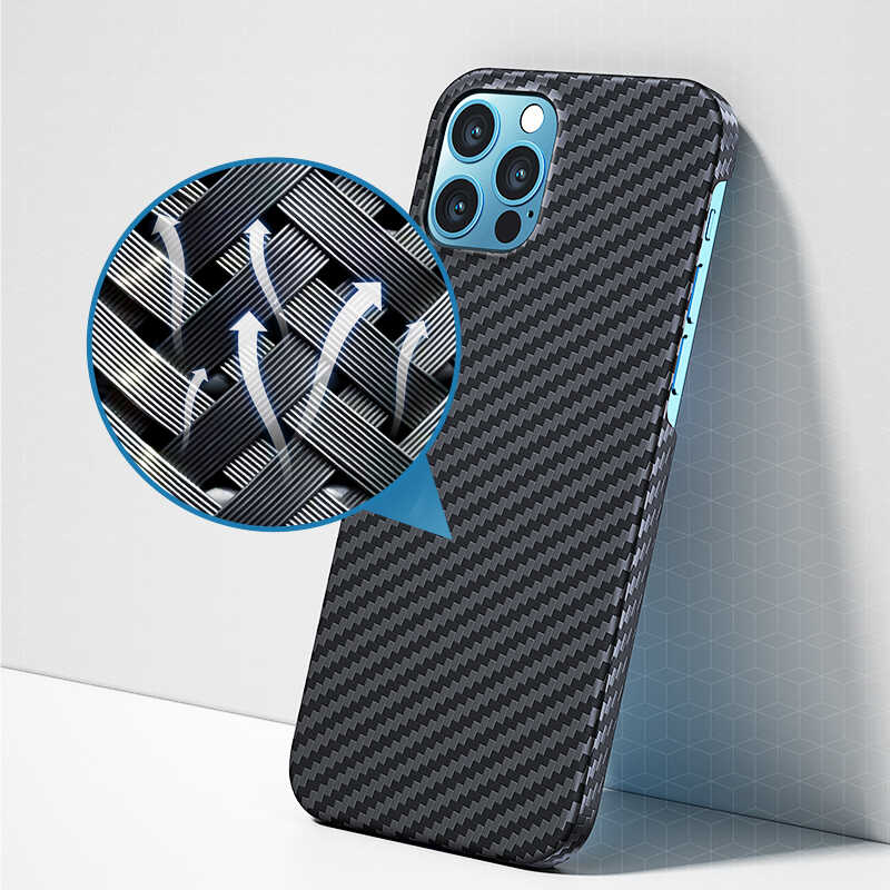 iPhone 12 Pro Max Kılıf Benks MFİ M-safe Magnetic Aramid Kılıf