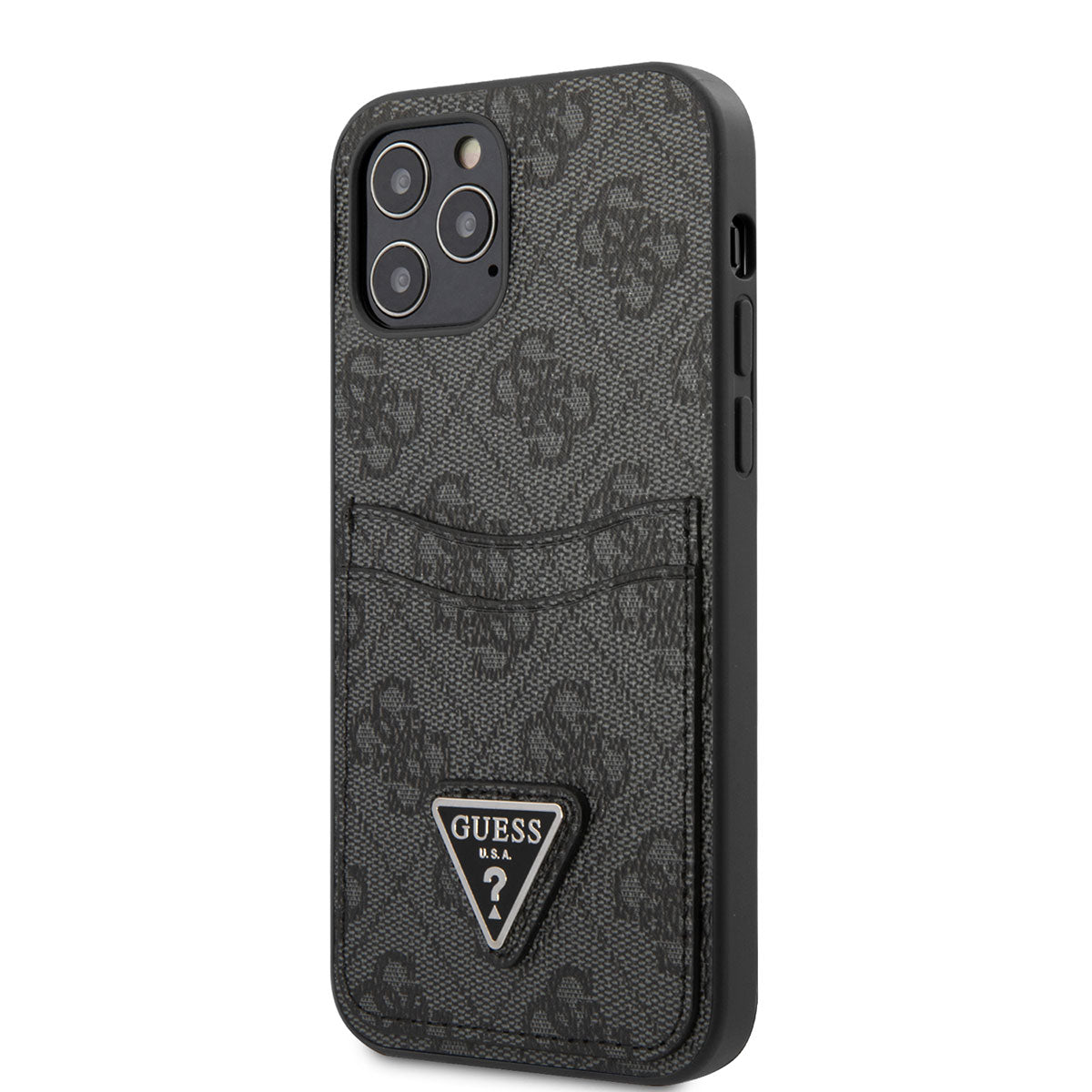 iPhone 12 Pro Max Kılıf GUESS Çift Kart Bölmeli Kılıf