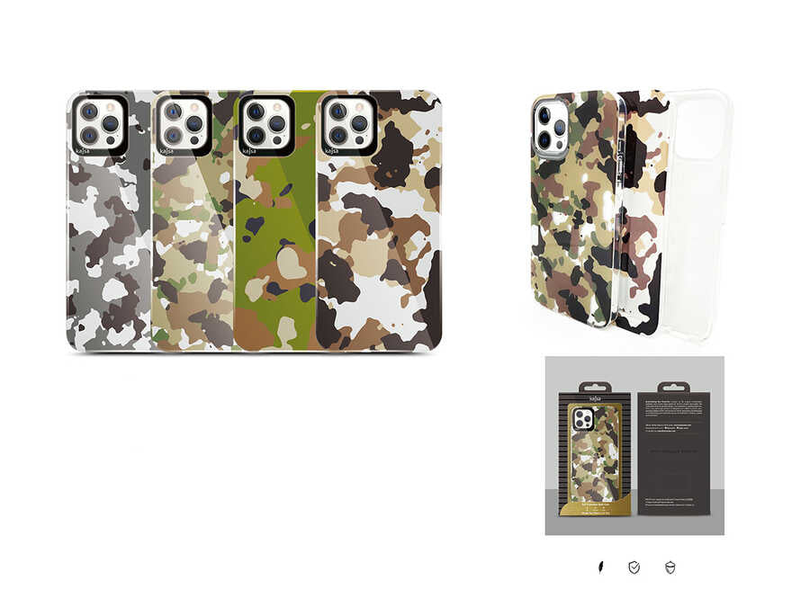 iPhone 12 Pro Max Kılıf Kajsa Camo Kılıf