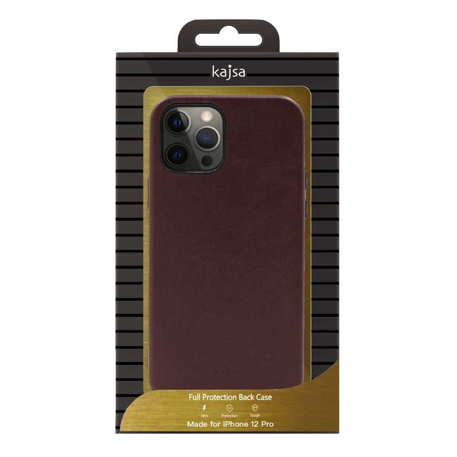 iPhone 12 Pro Max Kılıf Kajsa Crazy Horse Kılıf