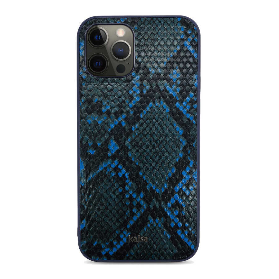 iPhone 12 Pro Max Kılıf Kajsa Glamorous Serisi Snake Pattern Kılıf