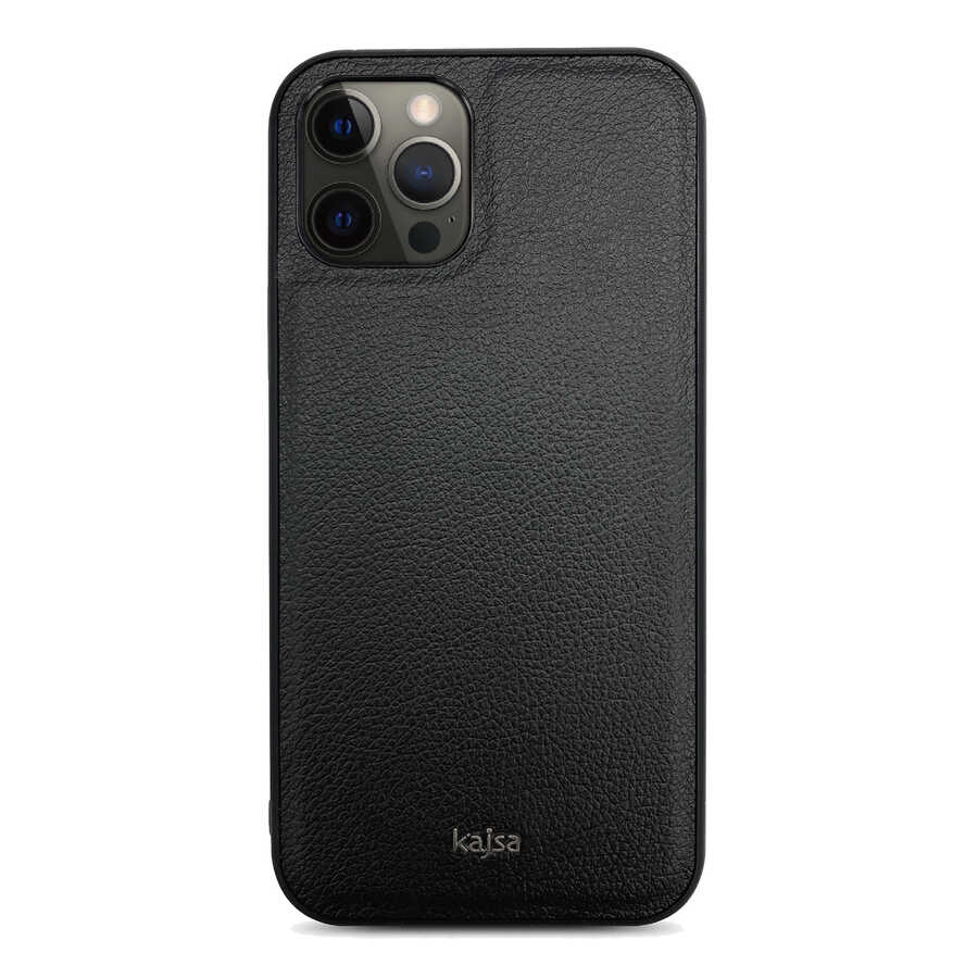 iPhone 12 Pro Max Kılıf Kajsa Luxe Collection Hakiki Deri Kılıf