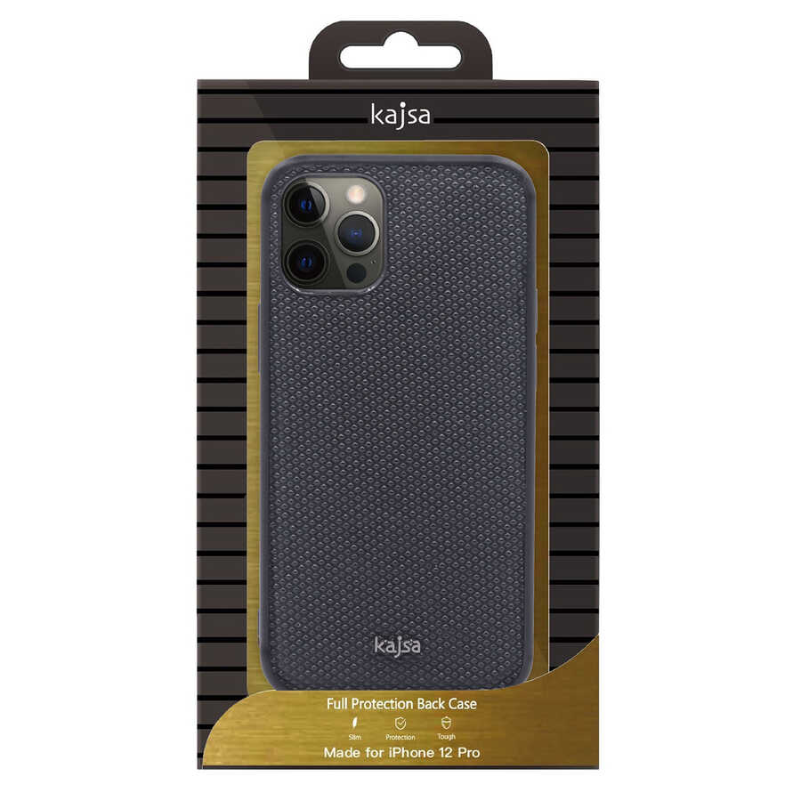 iPhone 12 Pro Max Kılıf Kajsa Preppie Serisi Dark Kılıf