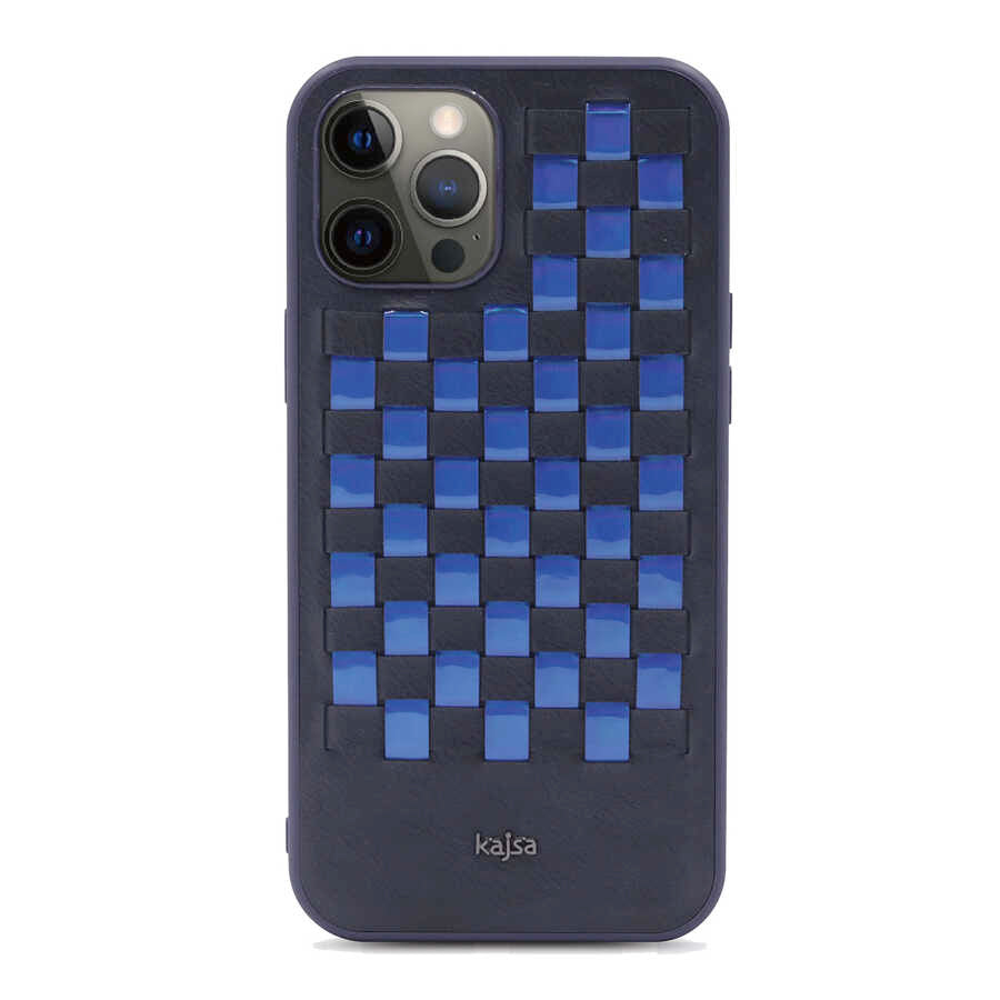 iPhone 12 Pro Max Kılıf Kajsa Preppie Serisi Spotlight Woven Kılıf