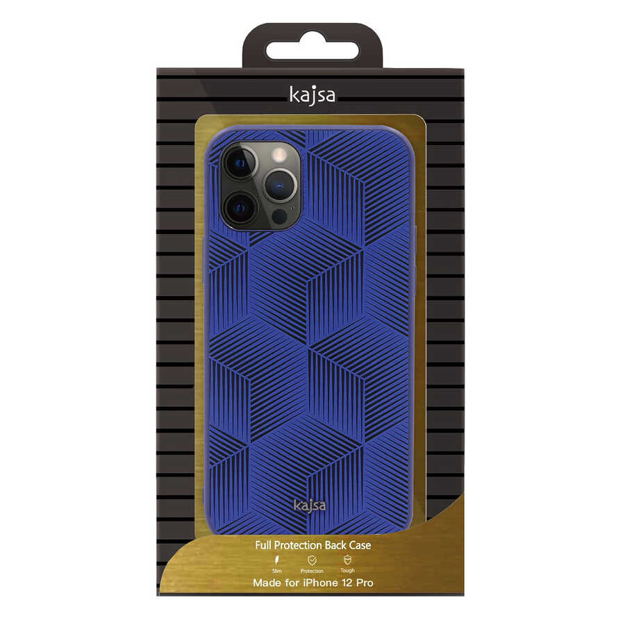 iPhone 12 Pro Max Kılıf Kajsa Splendid Serisi 3D Cube Kılıf