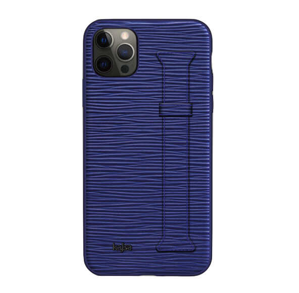 iPhone 12 Pro Max Kılıf Kajsa Wave Pattern Handstrap Kılıf
