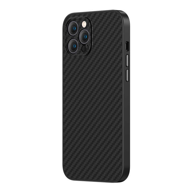 iPhone 12 Pro Max Kılıf Karbon Fiber Benks Hybrid Kevlar Kılıf