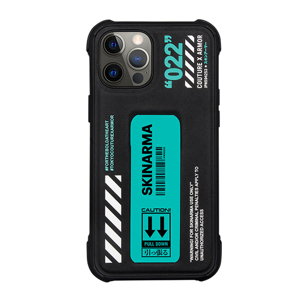 iPhone 12 Pro Max Kılıf SkinArma Standlı Deri Görünümlü Shingoki Kılıf