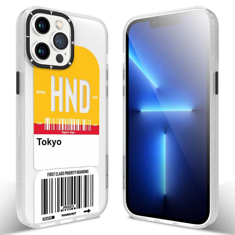iPhone 12 Pro Max Kılıf YoungKit Any Time Trip Serisi Kılıf
