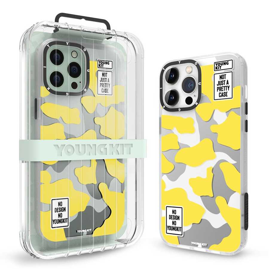 iPhone 12 Pro Max Kılıf YoungKit Kamuflaj Serisi Kılıf