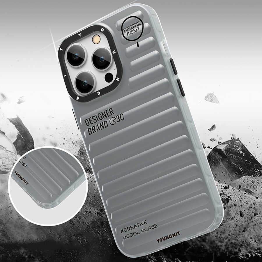 iPhone 12 Pro Max Kılıf YoungKit Plain Coloured Serisi Kılıf