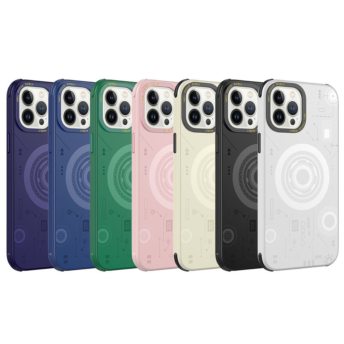 iPhone 12 Pro Max Kılıf Zore Wireless Şarj Özellikli Desenli Hot Kılıf