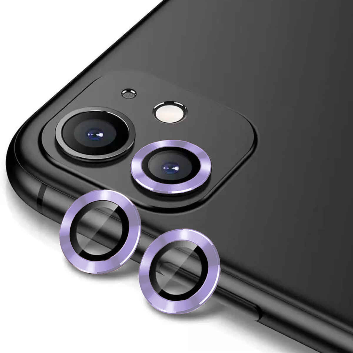 iPhone 12 Zore CL-12 Premium Safir Parmak İzi Bırakmayan Anti-Reflective Kamera Lens Koruyucu
