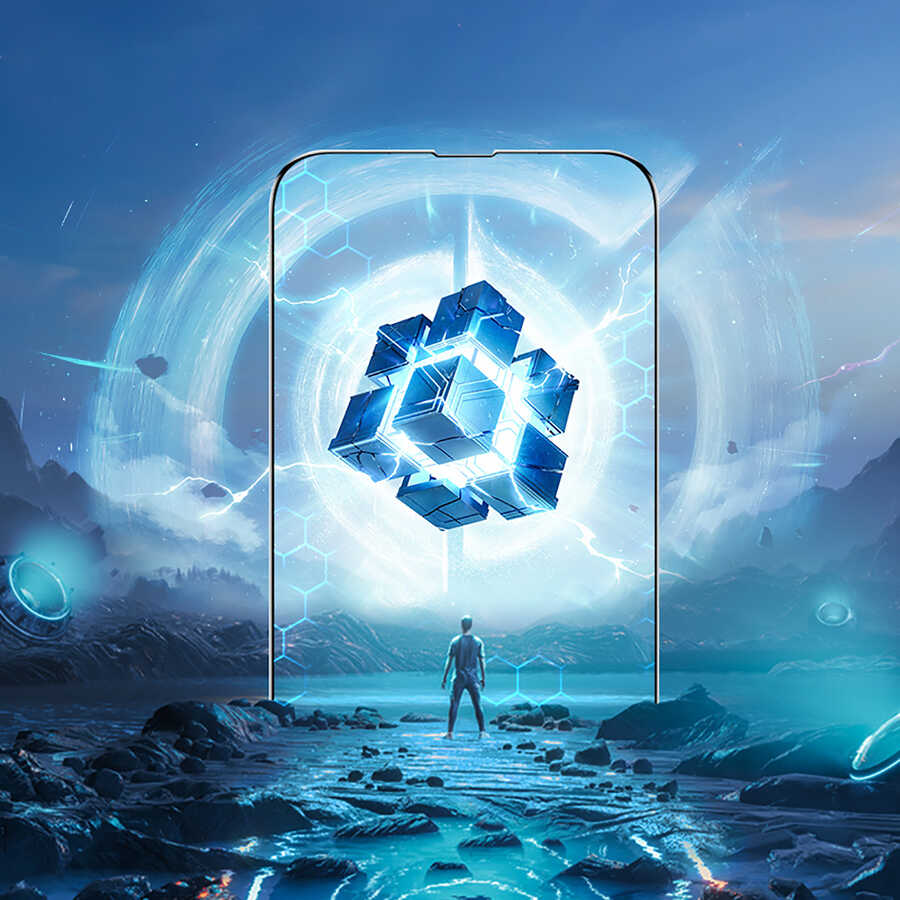 iPhone 13 Benks Mat Ekran Koruyucu Parmak İzi Bırakmayan Oyunculara Özel Ekran Filmi