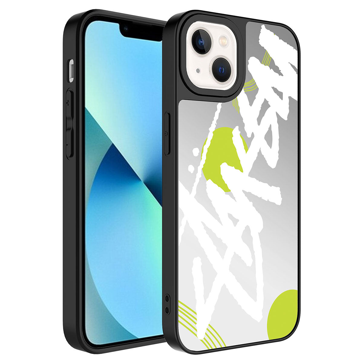 iPhone 13 Kılıf Aynalı Desenli Kamera Korumalı Parlak Zore Mirror Kılıf