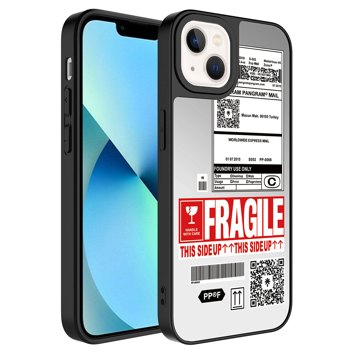 iPhone 13 Kılıf Aynalı Desenli Kamera Korumalı Parlak Zore Mirror Kılıf