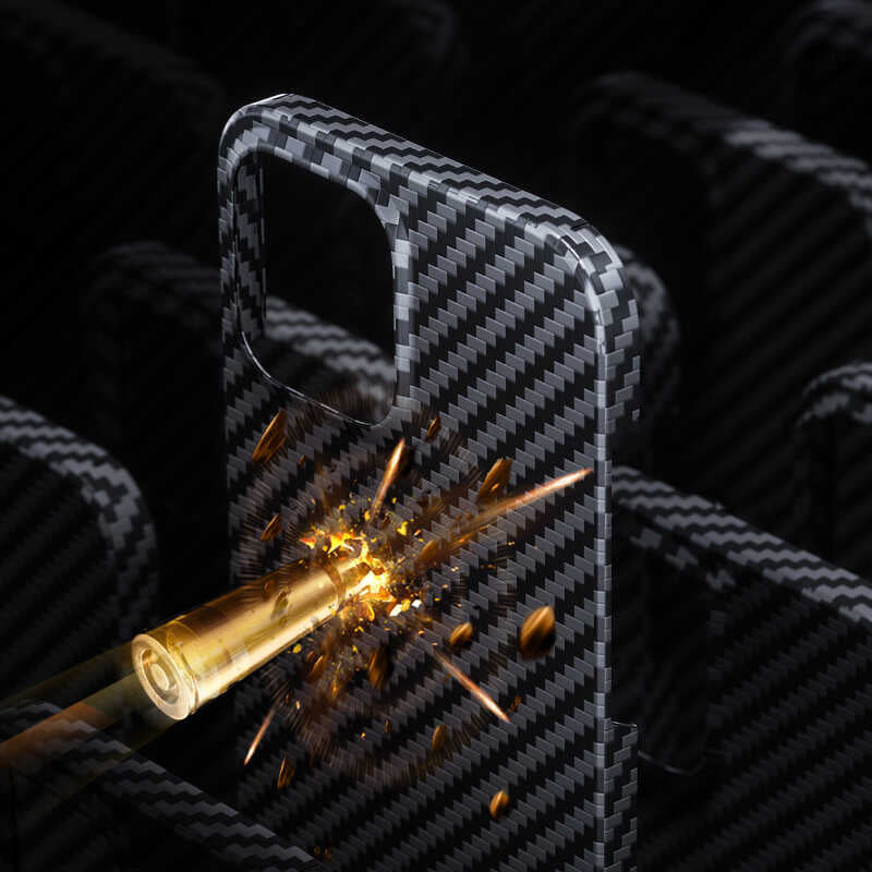 iPhone 13 Kılıf Benks Aramid Karbon M-safe 3 in 1 Set
