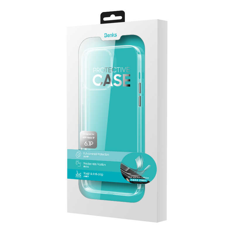 iPhone 13 Kılıf Benks Crystal Series Clear Kılıf
