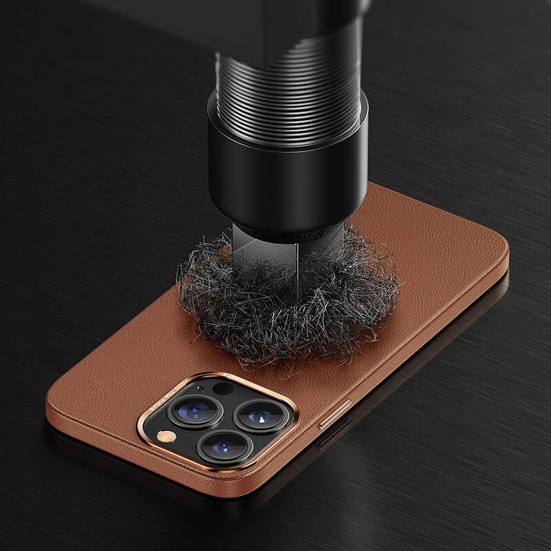 iPhone 13 Kılıf Benks Magnetic Hakiki Deri Kılıf