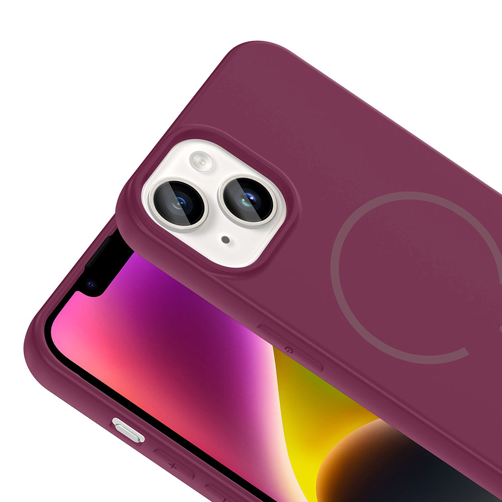 iPhone 13 Kılıf M-safe Şarj Özellikli Zore Meta Kılıf