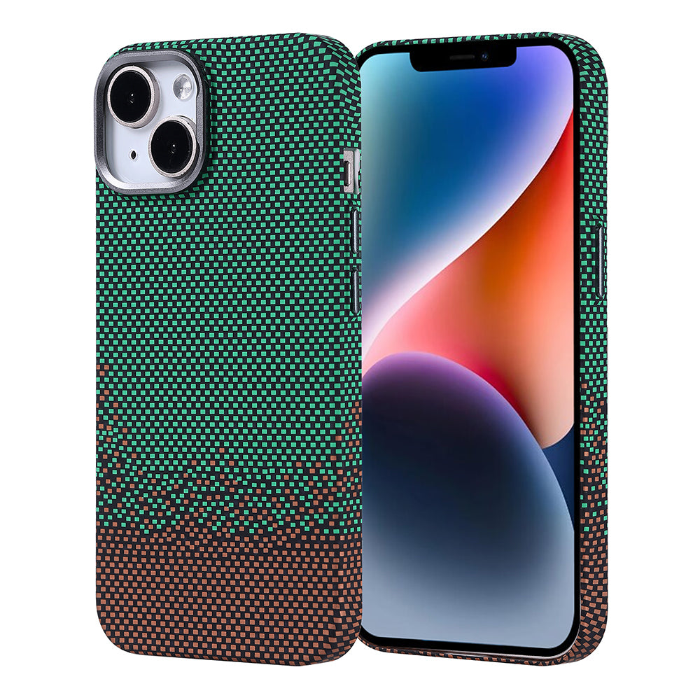 iPhone 13 Kılıf M-safe Şarj Özellikli Karbon Fiber Görünümlü Zore Nekst Kılıf