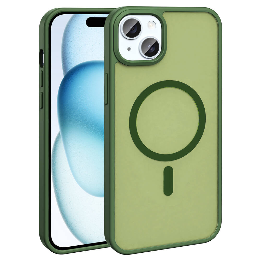 iPhone 13 Kılıf M-safe Şarj Özellikli Mat Arka Yüzey Zore Sio Kılıf