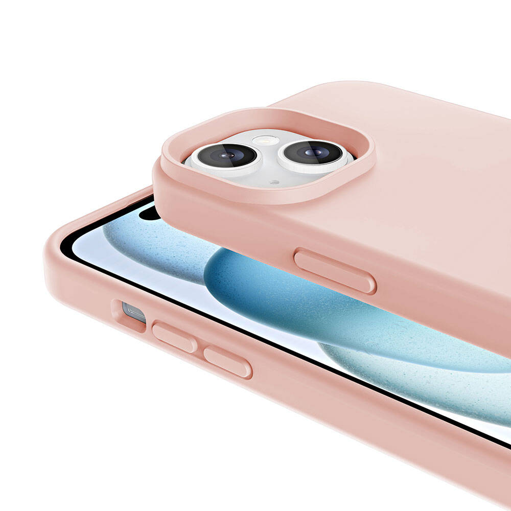 iPhone 13 Kılıf M-safe Şarj Özellikli Sıvı Teknolojili Silinebilir Sert Zore Kivi Kılıf