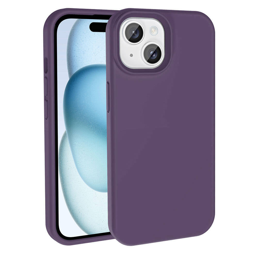 iPhone 13 Kılıf M-safe Şarj Özellikli Sıvı Teknolojili Silinebilir Sert Zore Kivi Kılıf