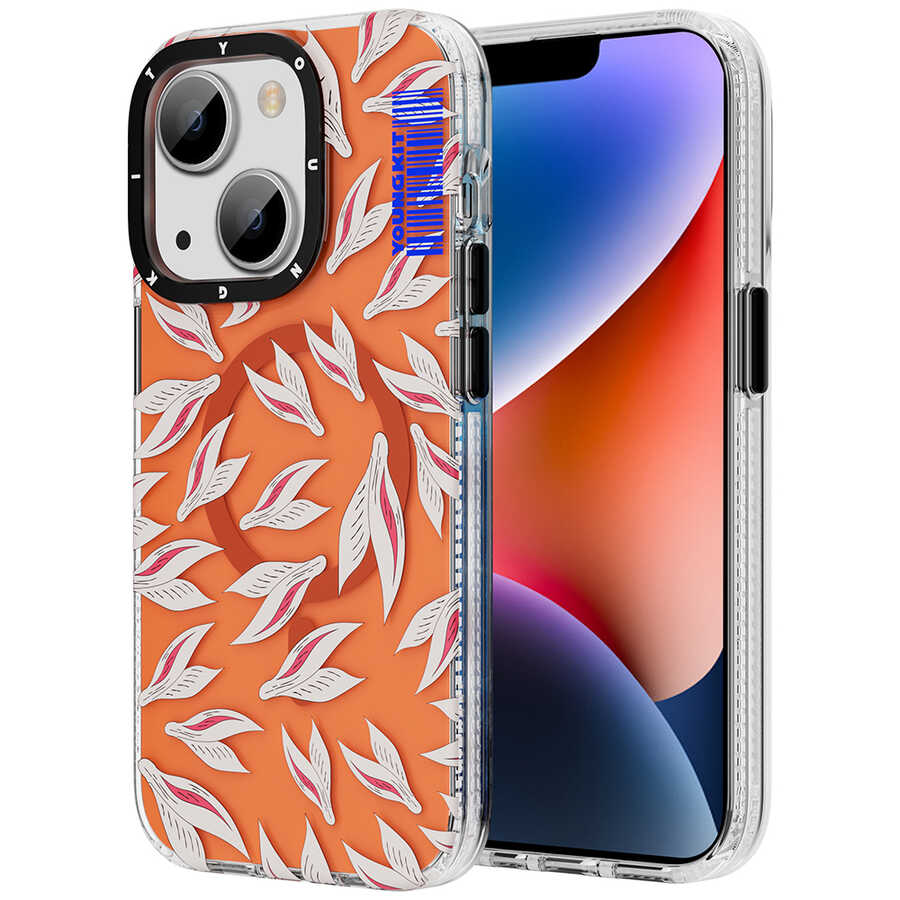 iPhone 13 Kılıf M-safe Şarj Özellikli Youngkit Play Rabbit Serisi Kılıf