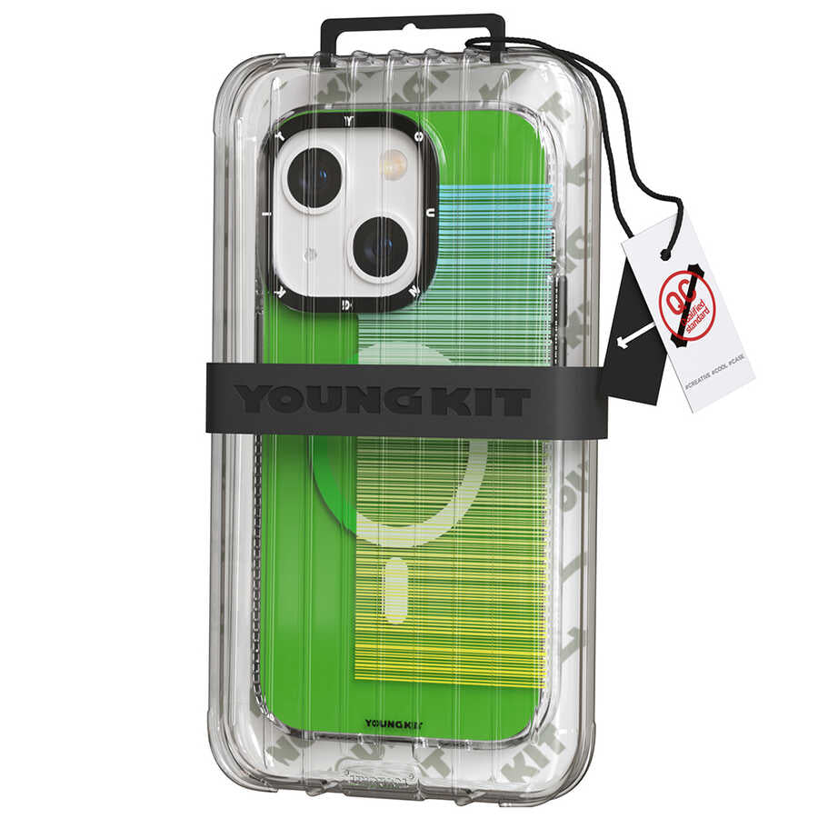 iPhone 13 Kılıf M-safe Şarj Özellikli Youngkit Pure Serisi Kılıf