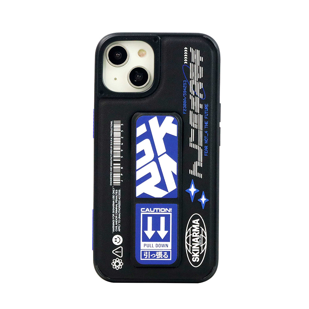 iPhone 13 Kılıf Skinarma Standlı Deri Görünümlü Akarui Kılıf