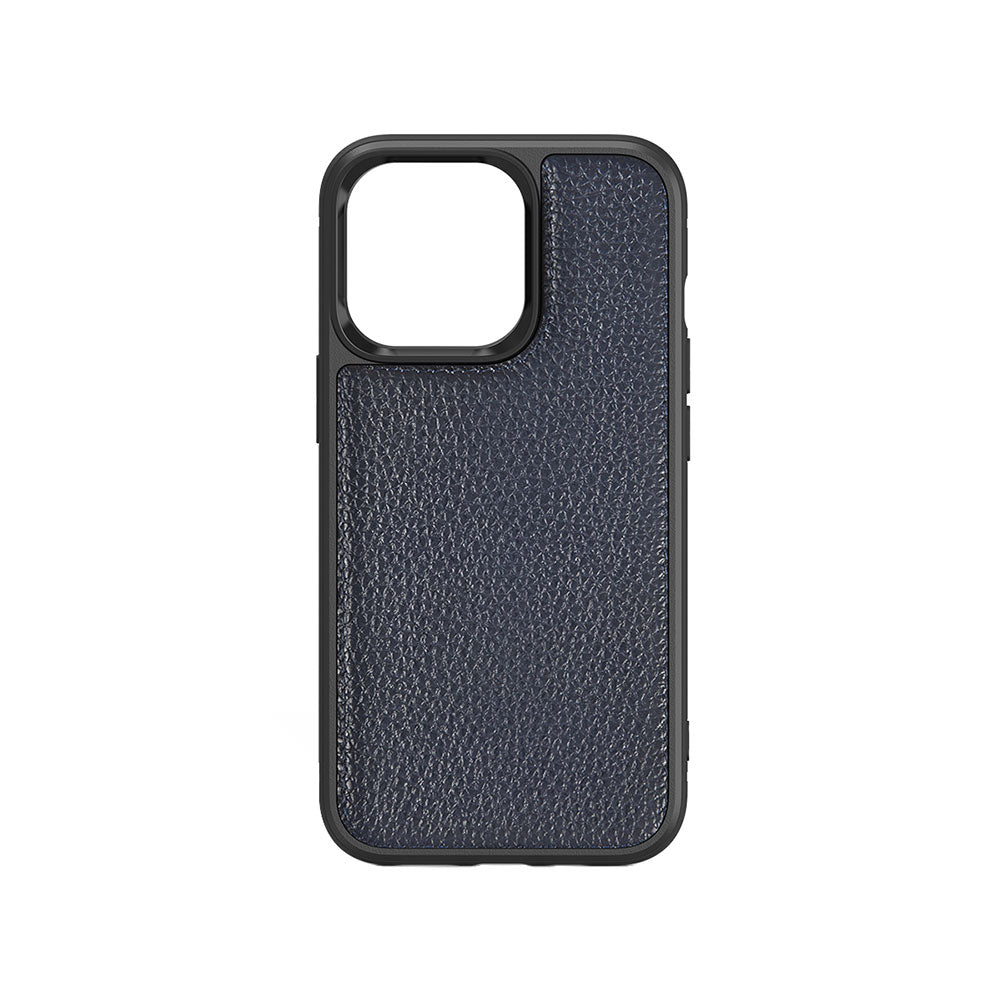 iPhone 13 Kılıf Wiwu Genuine Leather Plastic Calfskin Orijinal Deri Kılıf