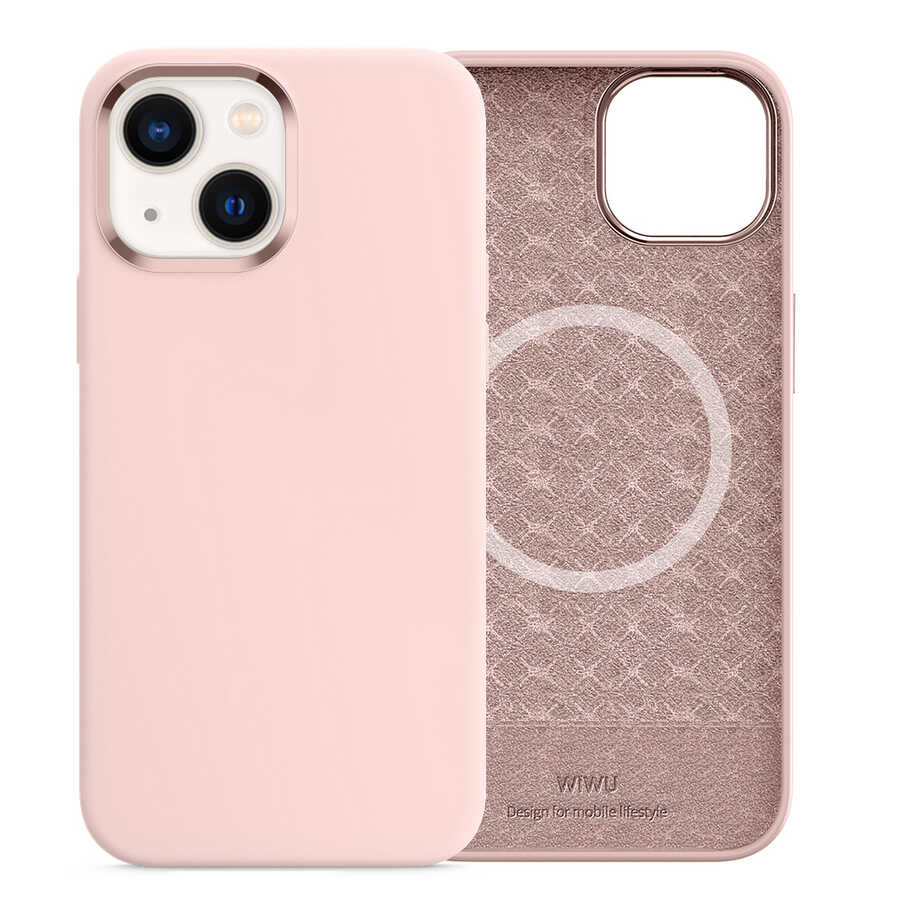 iPhone 13 Kılıf Wiwu M-safe Magnetic Silikon Kılıf