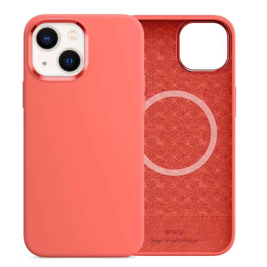 iPhone 13 Kılıf Wiwu M-safe Magnetic Silikon Kılıf