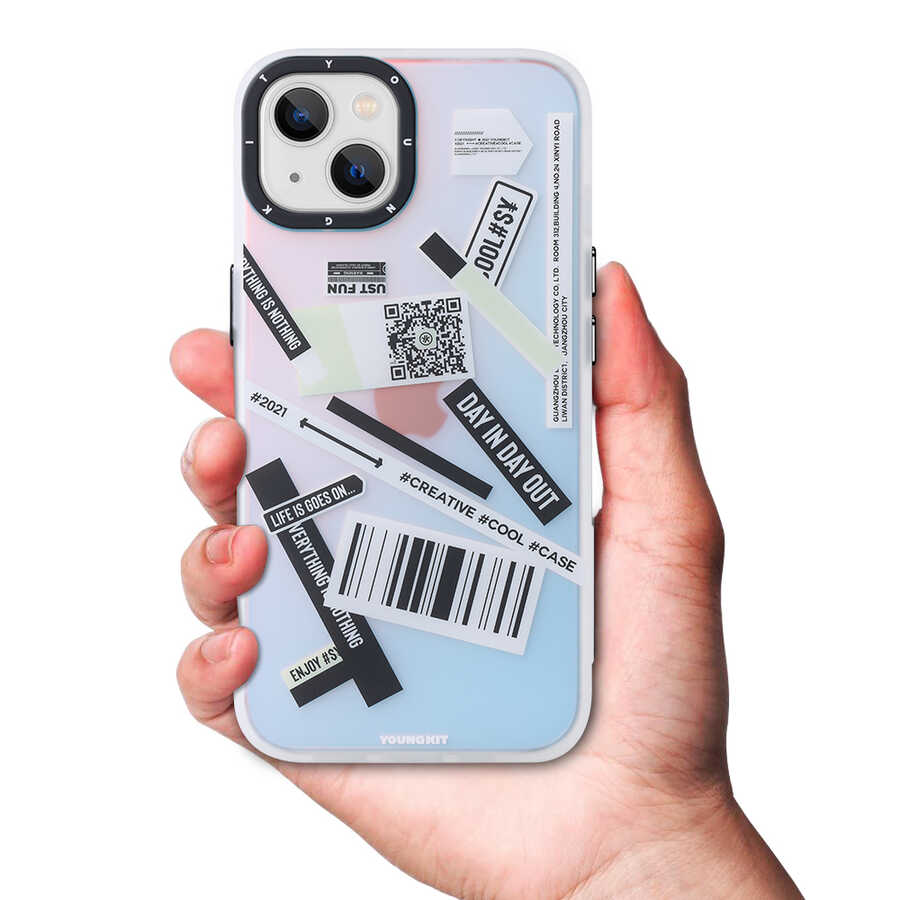 iPhone 13 Kılıf YoungKit Fashion Culture Time Serisi Kılıf