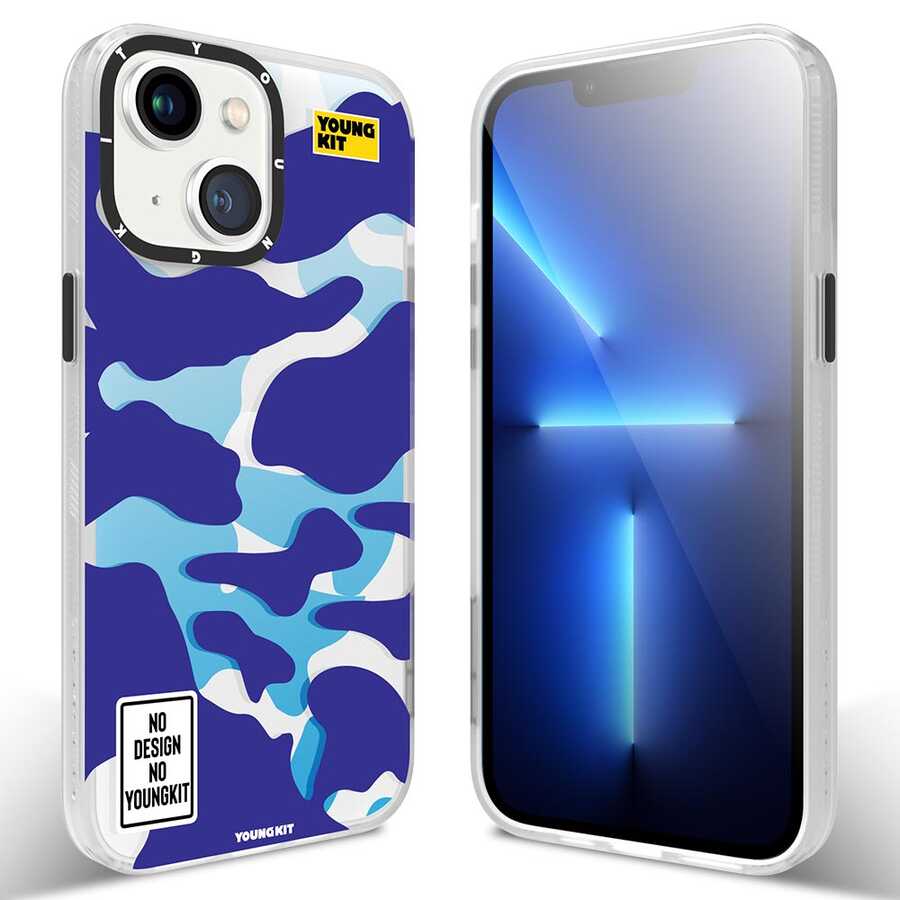 iPhone 13 Kılıf YoungKit Kamuflaj Serisi Kılıf