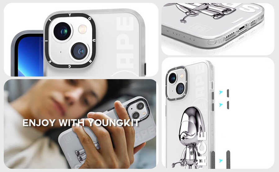 iPhone 13 Kılıf YoungKit Klasik Serisi Kılıf