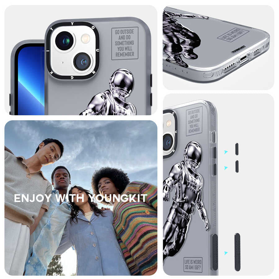iPhone 13 Kılıf YoungKit Klasik Serisi Kılıf