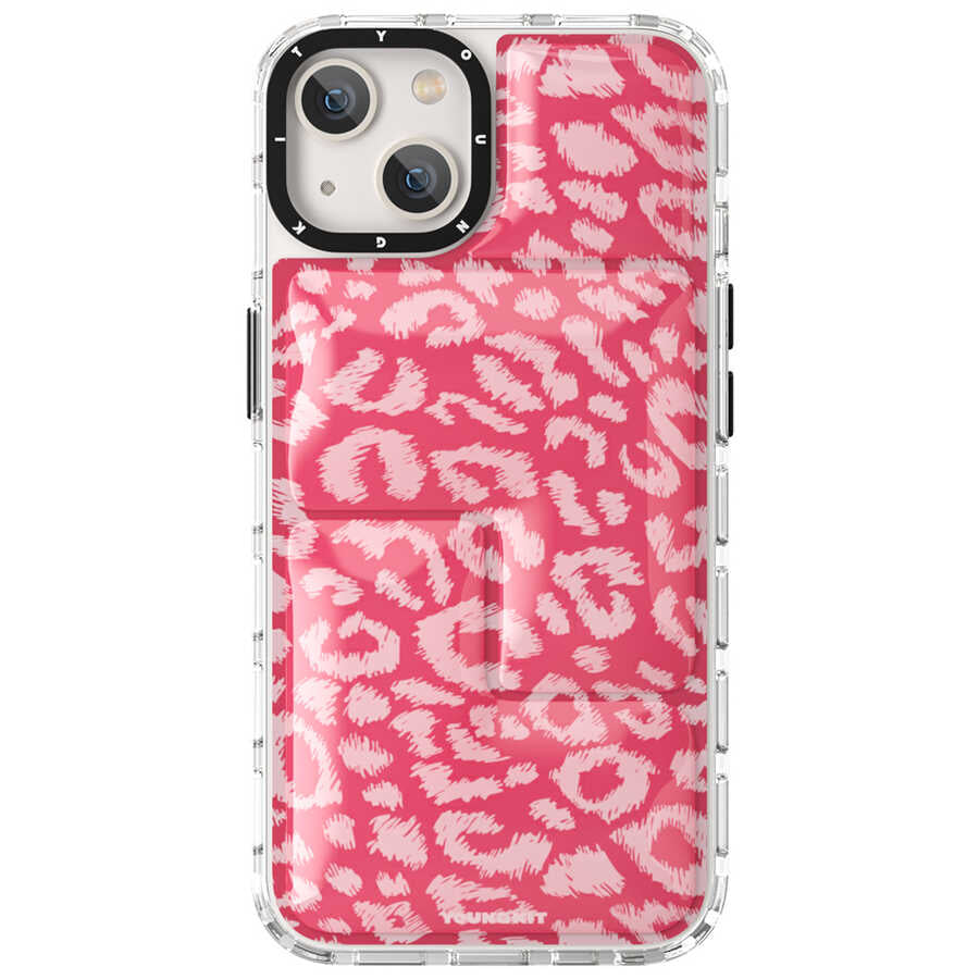 iPhone 13 Kılıf YoungKit Leopard Article Serisi Kılıf