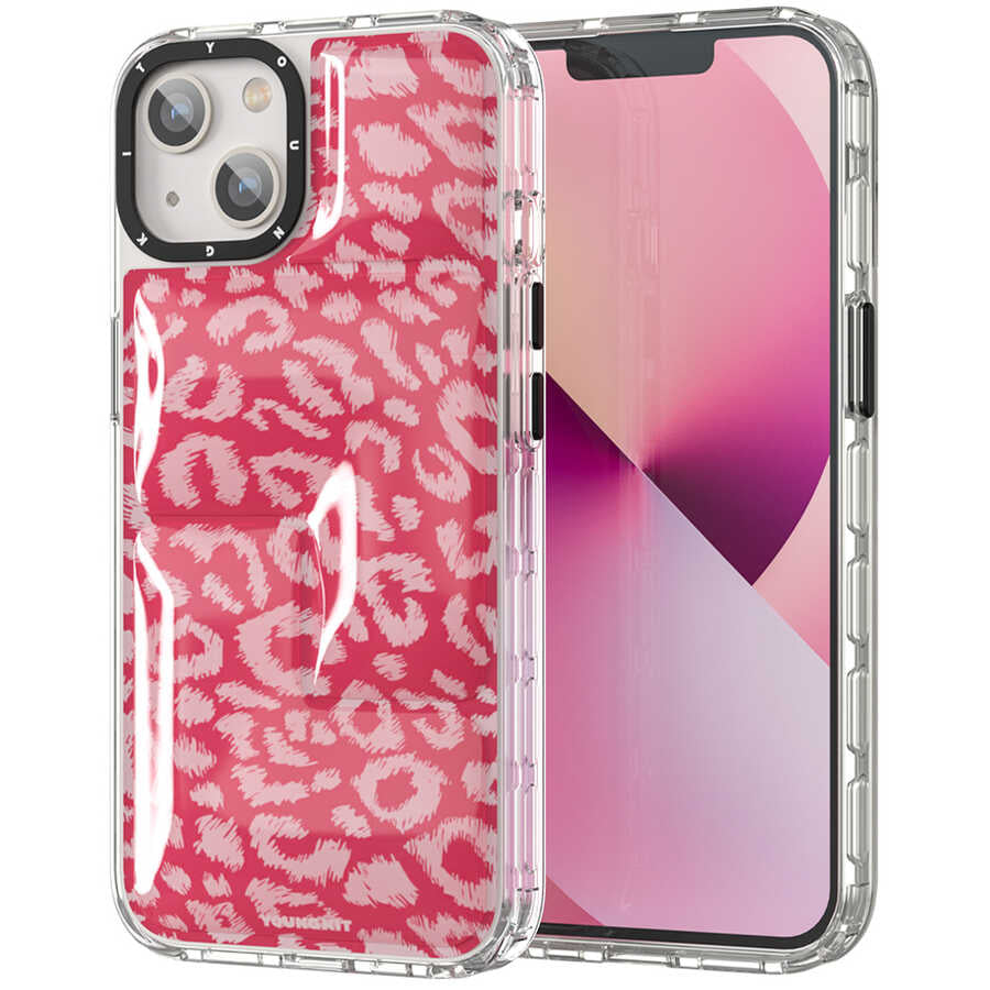 iPhone 13 Kılıf YoungKit Leopard Article Serisi Kılıf