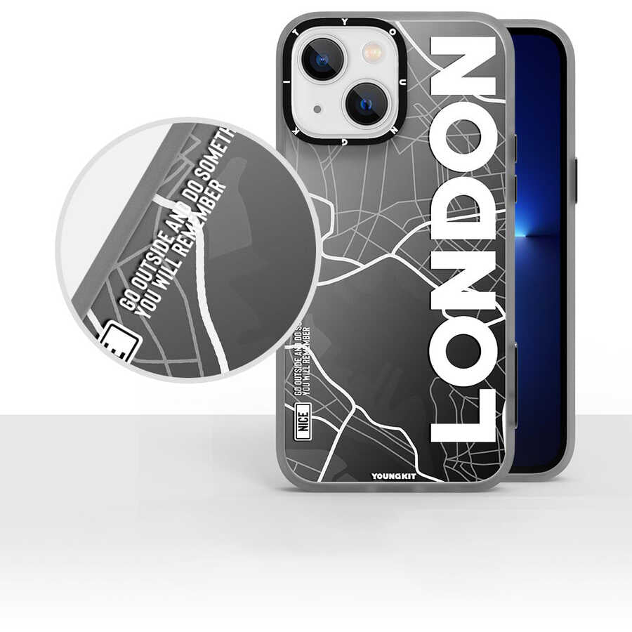 iPhone 13 Kılıf YoungKit World Trip Serisi Kılıf