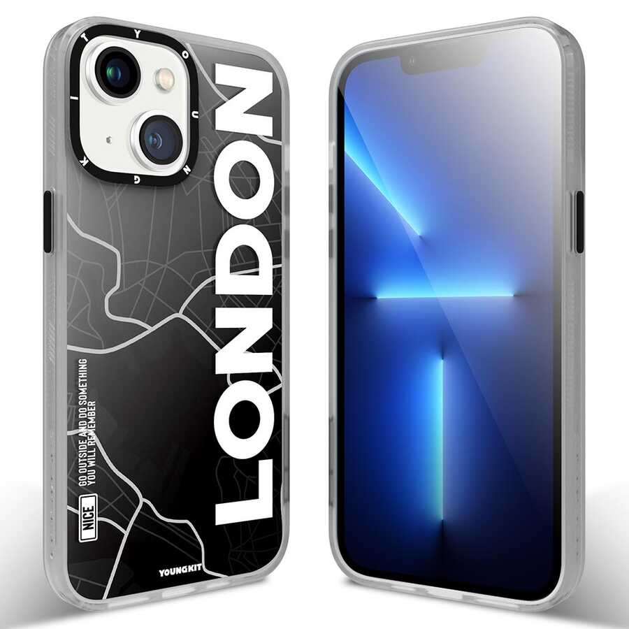 iPhone 13 Kılıf YoungKit World Trip Serisi Kılıf