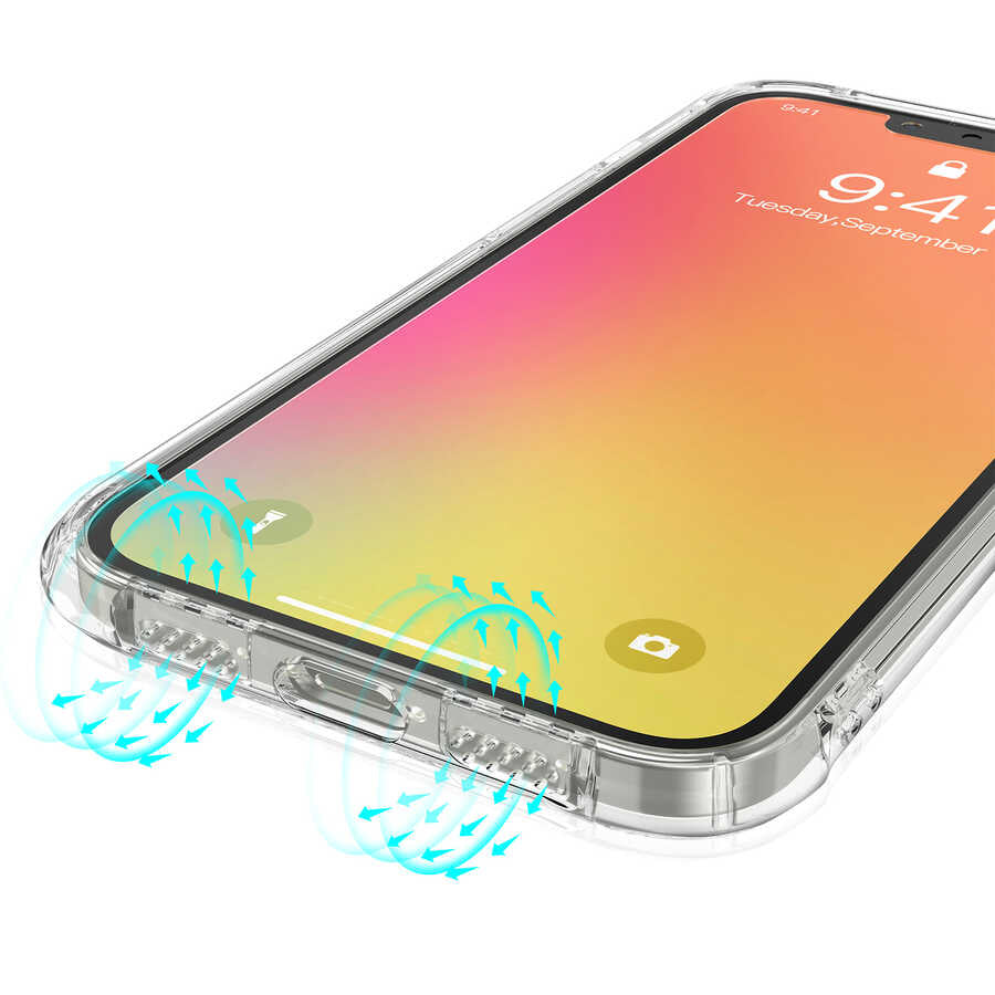 iPhone 13 Mini Kılıf Kajsa Transparent Kılıf