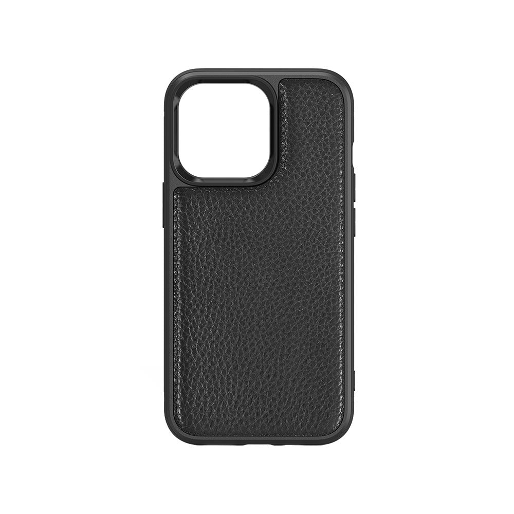 iPhone 13 Mini Kılıf Wiwu Genuine Leather Plastic Calfskin Orjinal Deri Kılıf