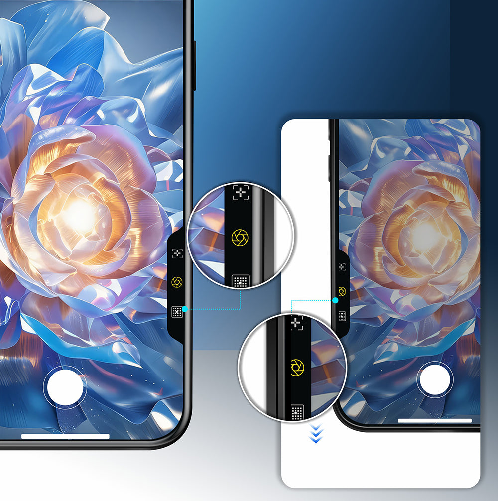 iPhone 13 Mohseven Safir Coating Privacy Hayalet Temperli Cam Ekran Koruyucu