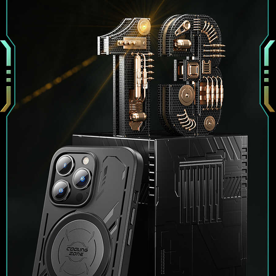 iPhone 13 Pro Kılıf Benks Isınmayı Önleyici Magnetic Oyuncu Telefon Kılıfı