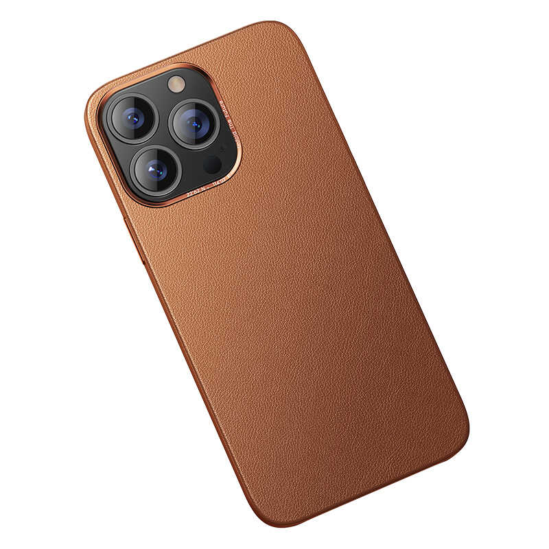 iPhone 13 Pro Kılıf Benks Magnetic Hakiki Deri Kılıf