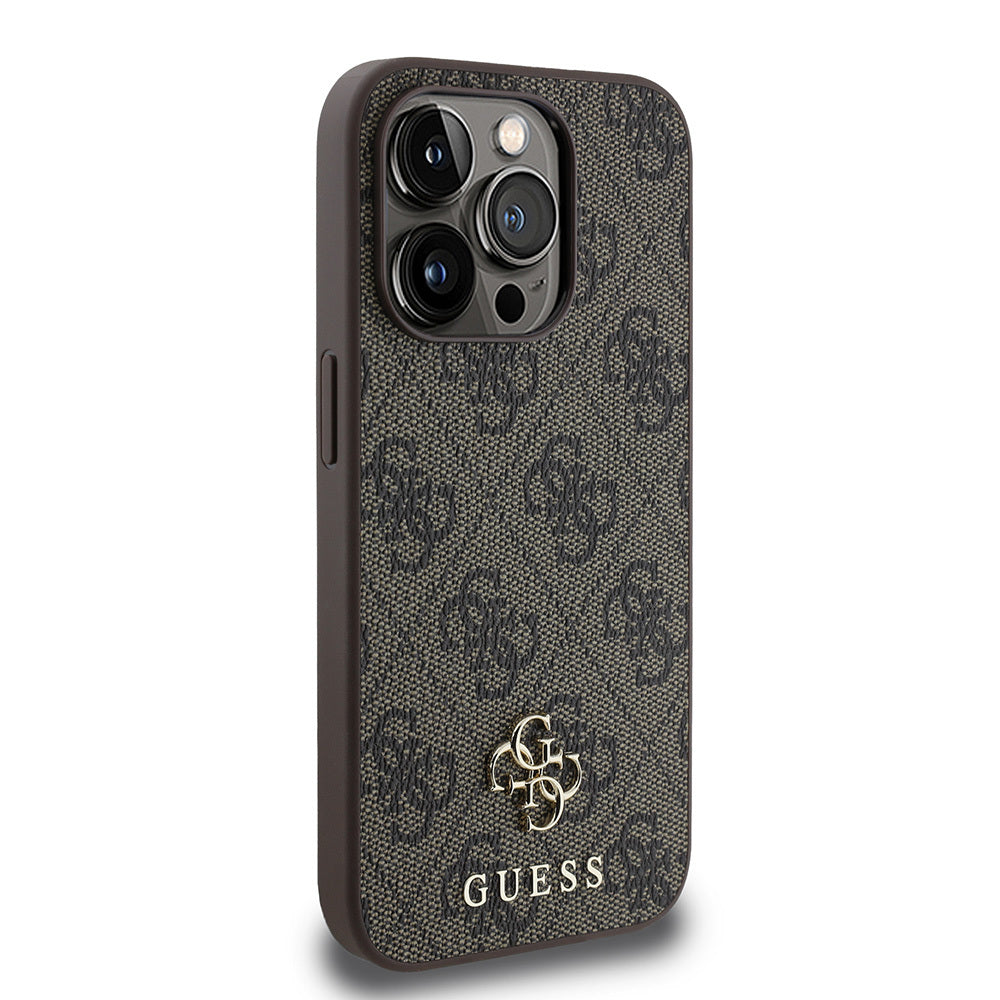 iPhone 13 Pro Kılıf Guess Orijinal Lisanslı M-safe Şarj Özellikli Small 4G Classic Kılıf