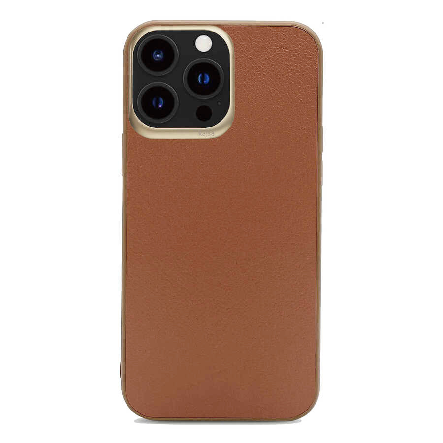 iPhone 13 Pro Kılıf Kajsa Luxe Collection Hakiki Deri Kılıf